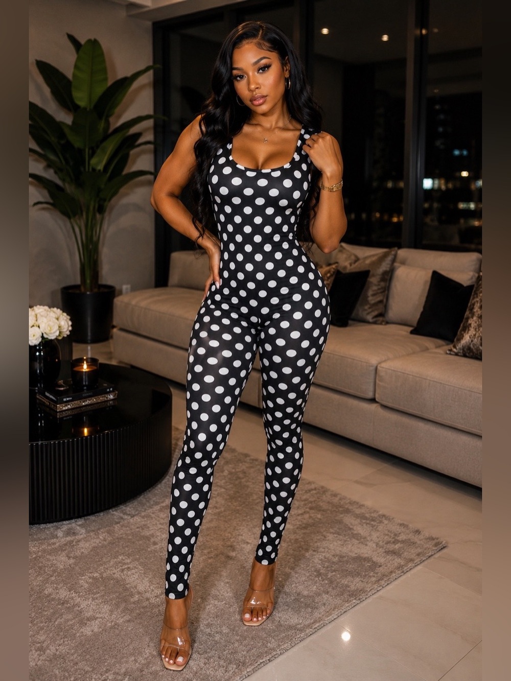 The Poka Baddie Jumpsuit